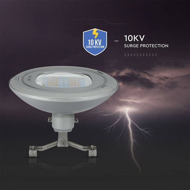 V-TAC VT-115ST LED Straatverlichting - 130lm/w - Samsung - IP65 - Grijs - 100 Watt - 13000 Lumen - 4000K - 5 Jaar