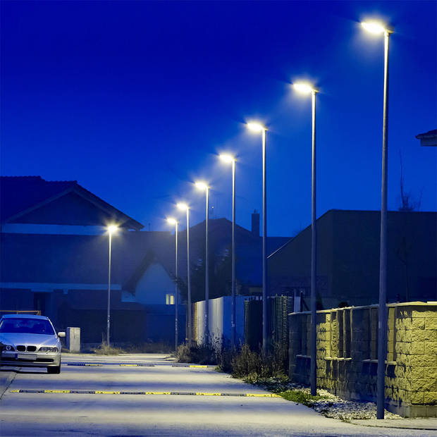 V-TAC VT-51ST Grijze LED Straatverlichting - IJzer - Samsung - IP65 - 50W - 5000 Lumen - 6400K