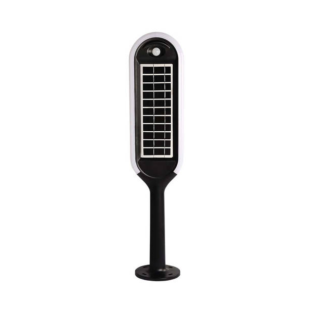 V-TAC VT-945 Solarlampen - Solar Meerpaalverlichting - IP65 - Wit+Zwart - 5 Watt - 400 Lumen - 3000K