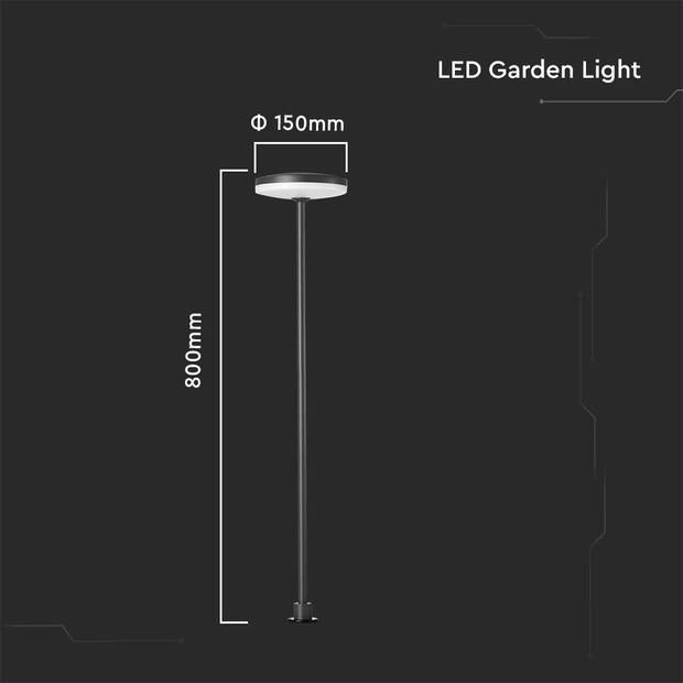 V-TAC VT-1160-A Buitenverlichting - Tuinspikes - IP65 - Antraciet behuizing - 12 Watt - 1135 Lumen - 3000K