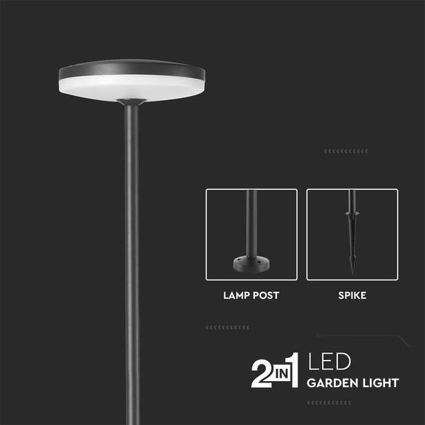 V-TAC VT-1160-A Buitenverlichting - Tuinspikes - IP65 - Antraciet behuizing - 12 Watt - 1135 Lumen - 3000K