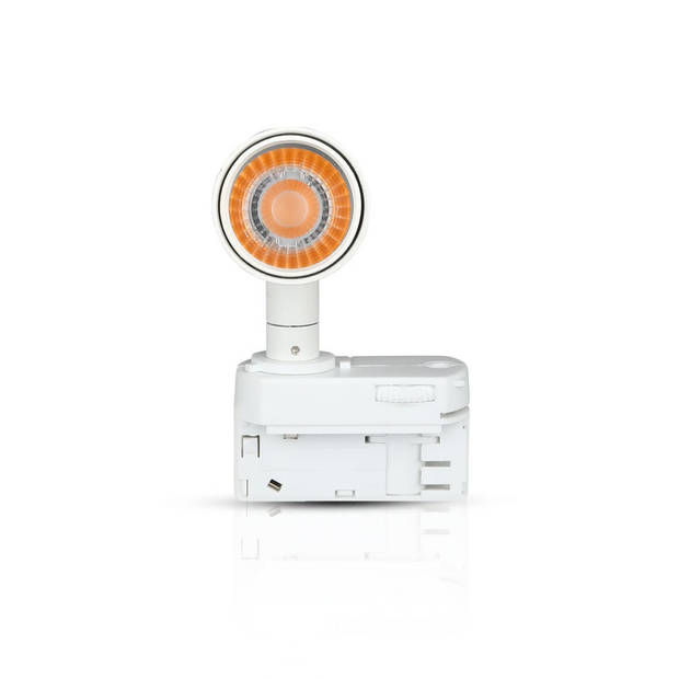 V-TAC VT-407-W LED Tracklights - Slim Tracklights - Samsung - IP20 - Wit - 7 Watt - 490 Lumen - 5000K - 5 Jaar