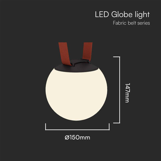 V-TAC VT-41010-B LED tracklights - Magnetische stoffen gloeilampen - 10 watt - 900 lumen - 3000K