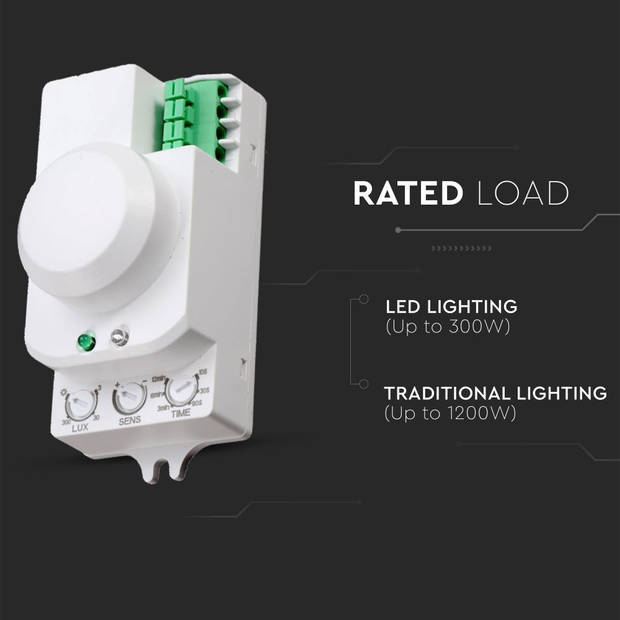 V-TAC VT-8077 Bewegingssensoren - Microgolfsensor - IP20 - Modelnr: - VT-8077
