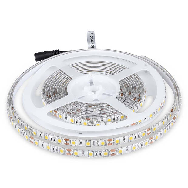 V-TAC VT-5050 60-IP65-N LED Stripverlichting - Striplights - 5050 - 60 - IP65 - 3000K - 5m Rol