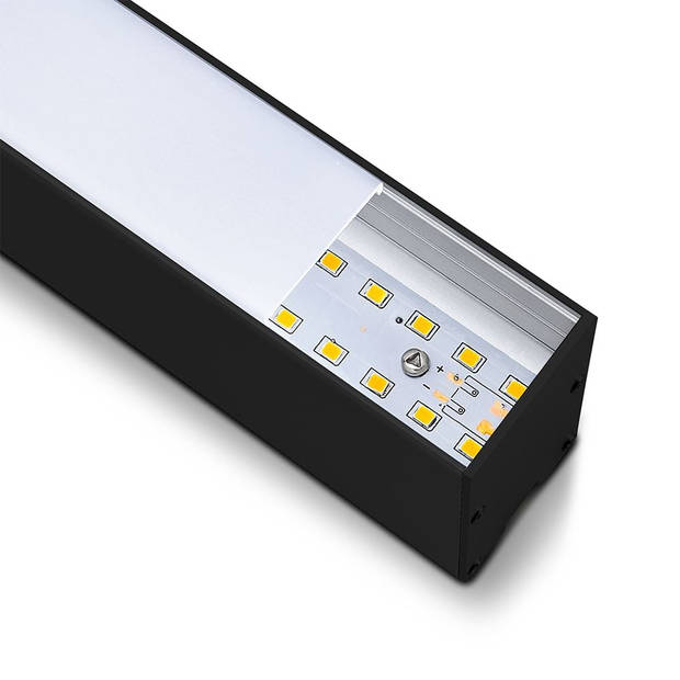 V-TAC VT-7-40-B-N LED smalle lineaire verlichting - Zwart - Samsung - IP20 - 40W - 3270 Lumen - 6400K - 5 Jaar