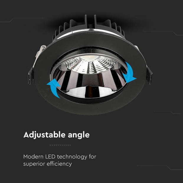 V-TAC VT-2-23-N LED Downlights - PRO Reflector Downlight - Samsung - IP20 - 20 Watt - 1780 Lumen - 6400K - 5 Jaar