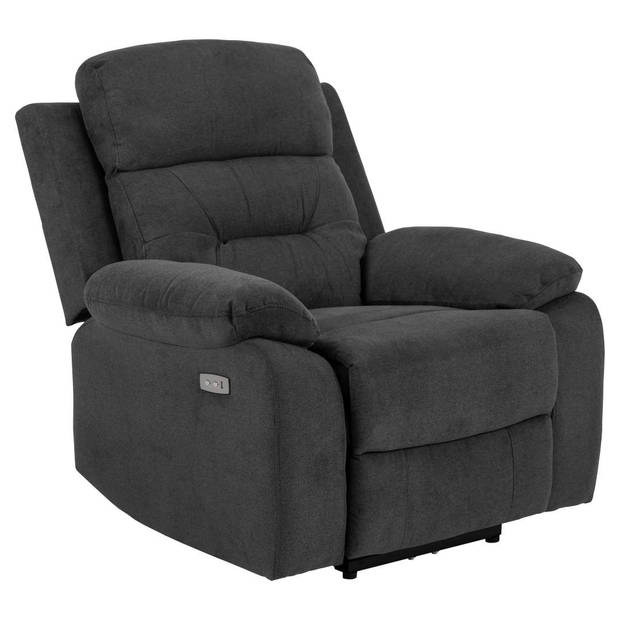 Vanny fauteuil recliner elektrisch grijs.