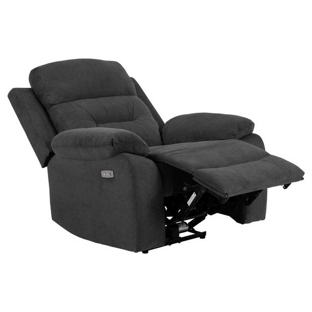 Vanny fauteuil recliner elektrisch grijs.