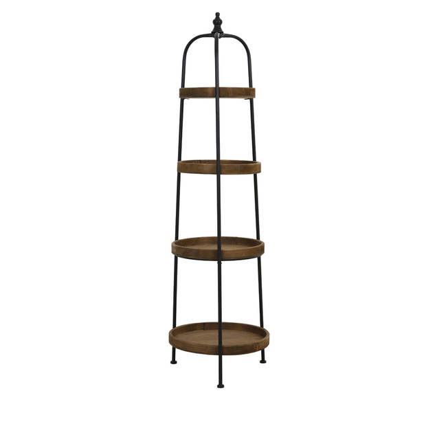 Light & Living - Etagere KARSON - Ø48x167cm - Bruin