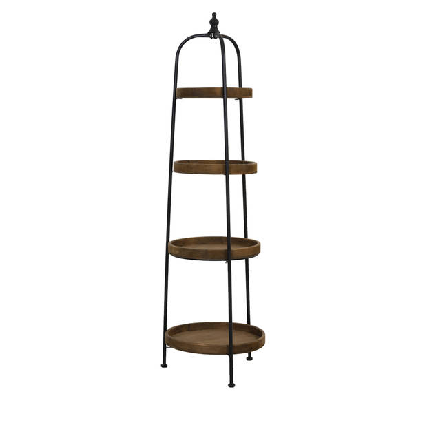 Light & Living - Etagere KARSON - Ø48x167cm - Bruin