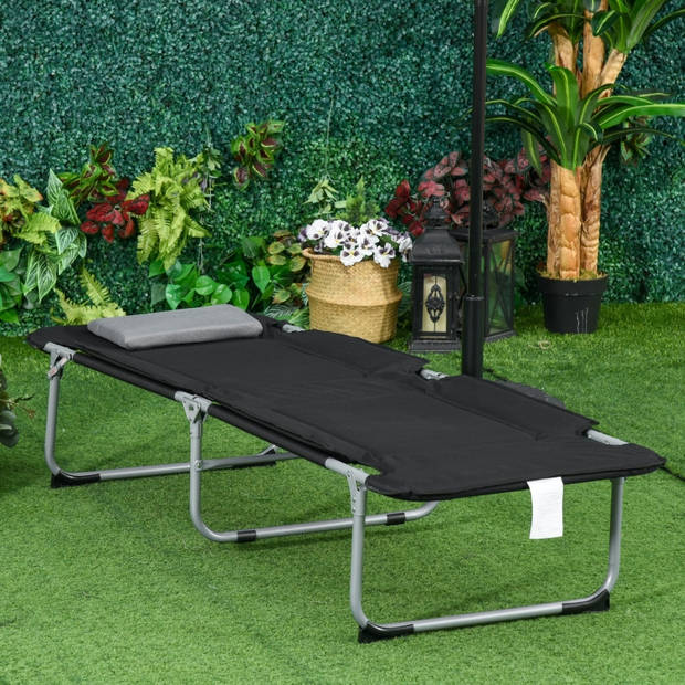 Veldbed - Kampeerbed - Logeerbed - Vouwbed - Campingbedje - Stretcher - 183 x 66 x 33 cm