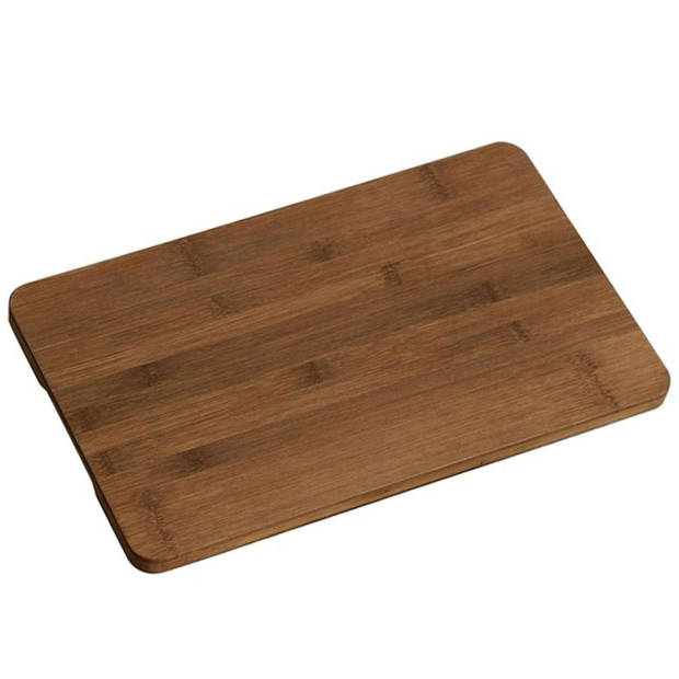 Proffesionele Snijplank - FSC® Donker Bamboe Hout - Afm: 43 x 26 x