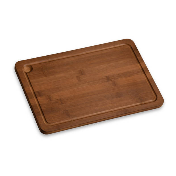 FSC® Houten Snijplank - Afdekplaat - Donker Bamboe Hout - Met Saprand