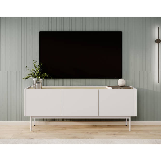 Meubella TV-Meubel Calella - Beige - 144 cm