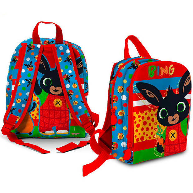 Bing Bunny Rugzak, Color Fun - 32 x 25 x 10 cm - Polyester