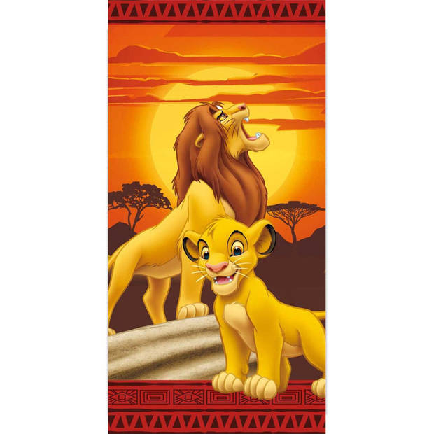 Strandlaken Mufasa & Simba - 70 x 140 cm - Katoen