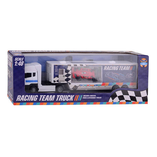 John Toy Racing team truck schaal 1:48