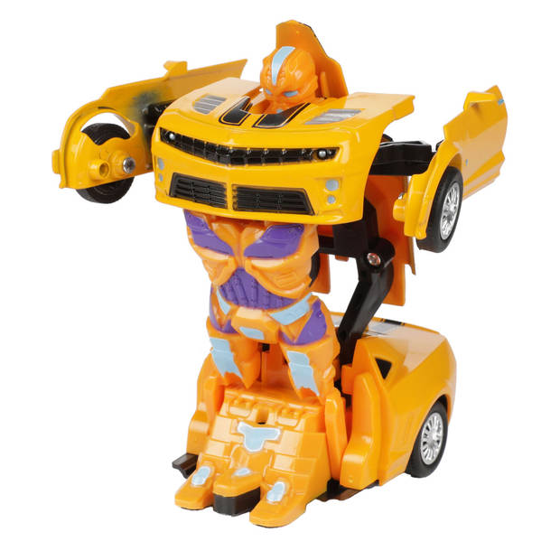 Toi Toys Veranderrobot superauto 6x13cm