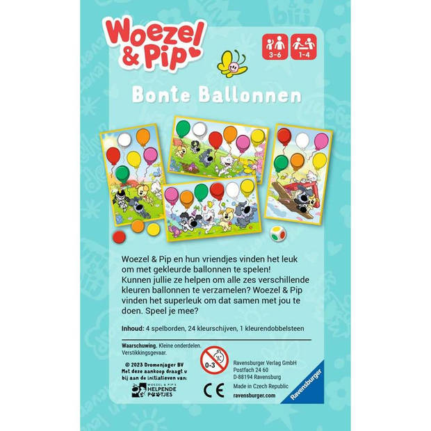 Ravensburger Woezel&Pip Bonte ballonnen