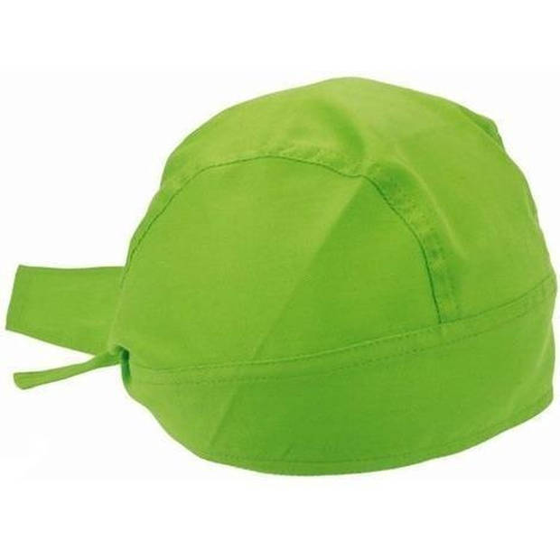 Benza Koksmuts Bandana - Lichtgroen (voorgevormd)