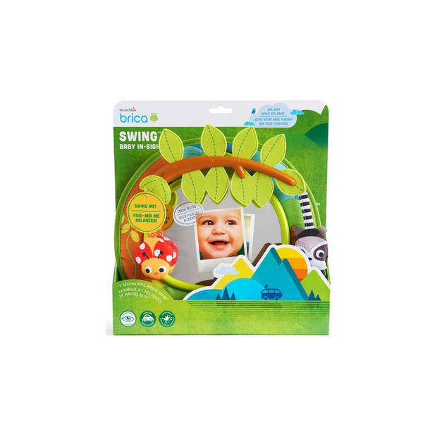 Munchkin Brica In-Sight Mirror - Grote autospiegel voor kinderen -Babyspiegel - Autoveiligheid