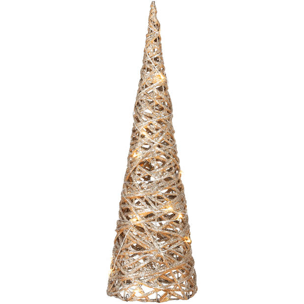 Blokker Kerst Decoratiekegel 20 LED - champagne