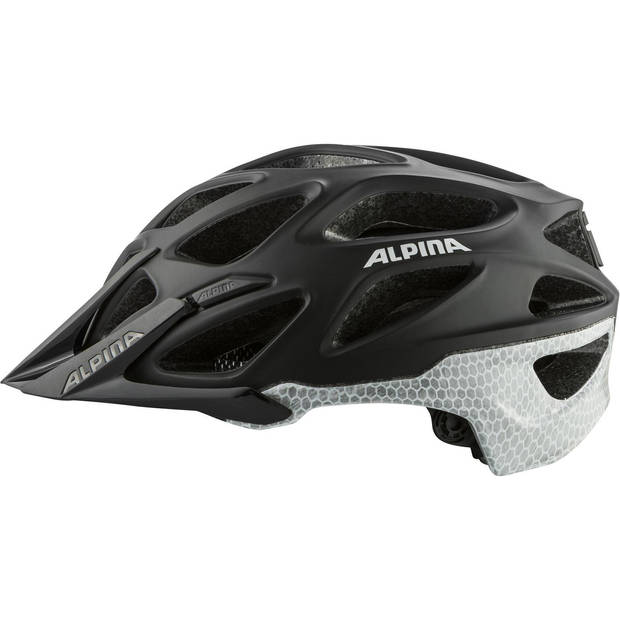 Alpina Mythos Fietshelm Reflective Zwart maat 59-64 (L) cm