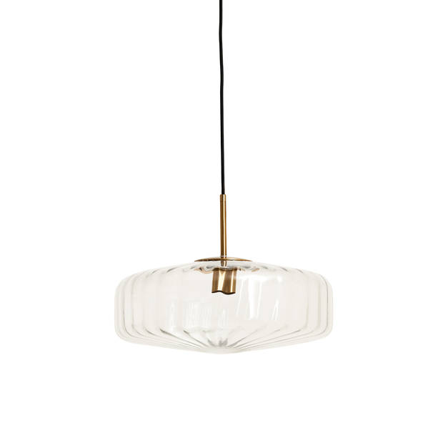 Light & Living - Hanglamp PLEAT - Ø40x17cm - Helder