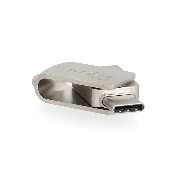 Nedis Flash Drive - FDRIUC3128SI - Metaal