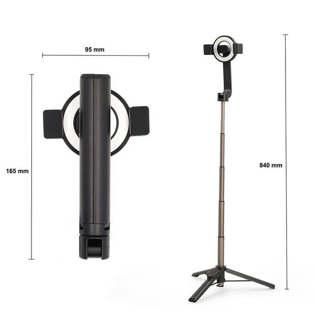 Nedis Bluetooth Selfie Stick - SEST300BK