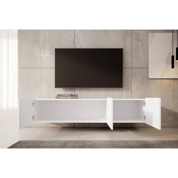 Meubella TV-Meubel Pepinos - Wit - 150 cm