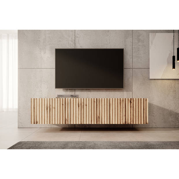 Meubella TV-Meubel Pepinos - Eiken - 150 cm