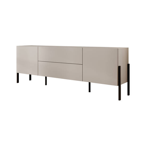 Meubella TV-Meubel Jordy - Beige - 204 cm - Met lades