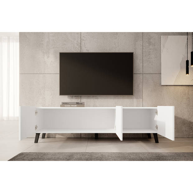 Meubella TV-Meubel Pepinos 2 - Wit - 150 cm