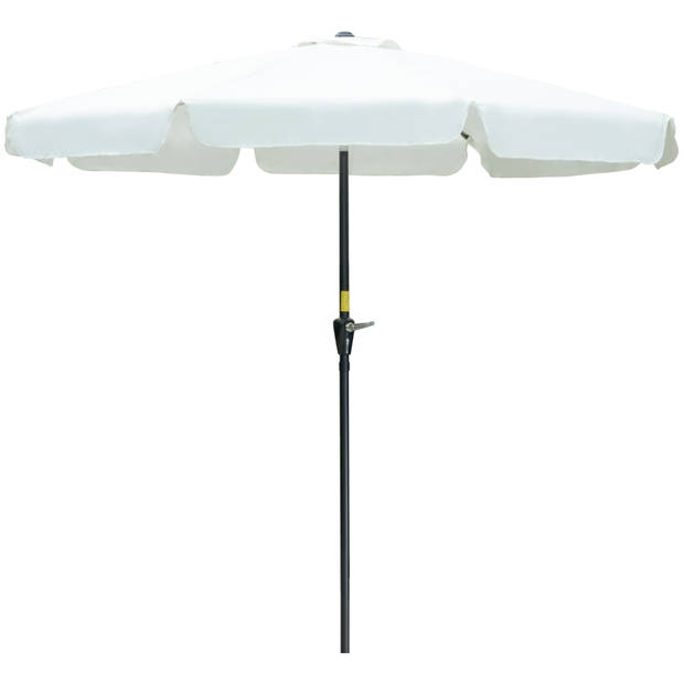 Parasol - Parasols -- Tuin - Zonwering - Tuinparasol - Ø2,66 m - Beige