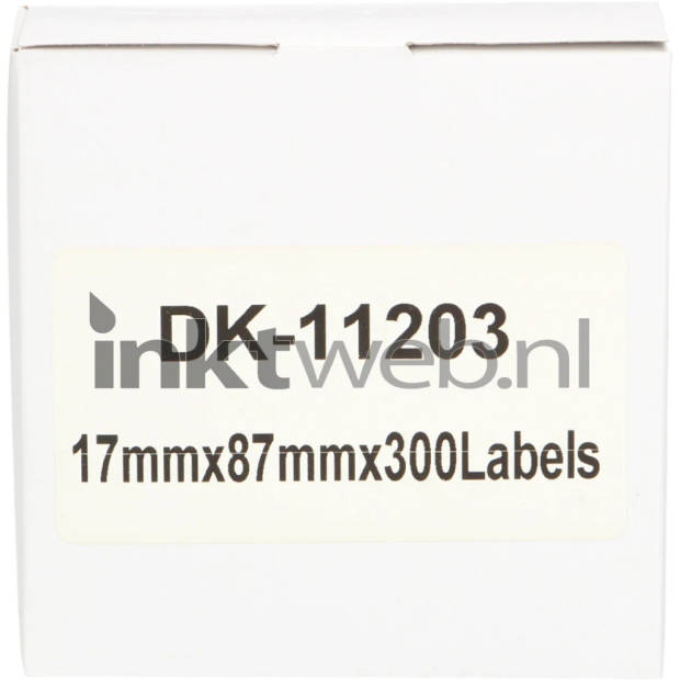 FLWR Brother DK-11203 17 mm x 87 mm wit labels