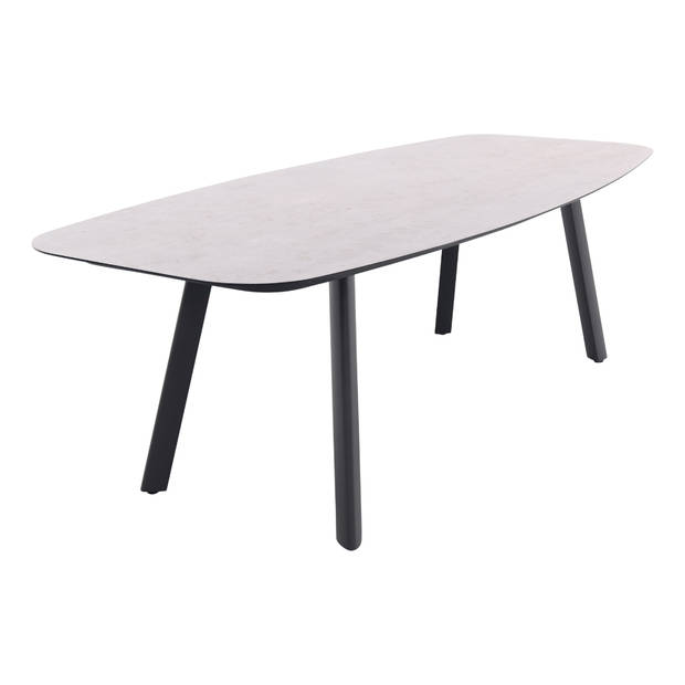 Taste Manolo tuintafel 240x103 cm. - Deens ovaal - Antraciet