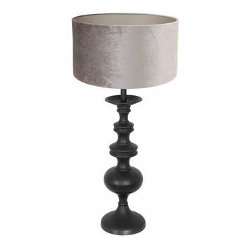 Anne Light and home tafellamp Lyons - zwart - metaal - 40 cm - E27 fitting - 3483ZW