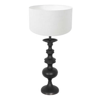 Anne Light and home tafellamp Lyons - zwart - metaal - 40 cm - E27 fitting - 3485ZW