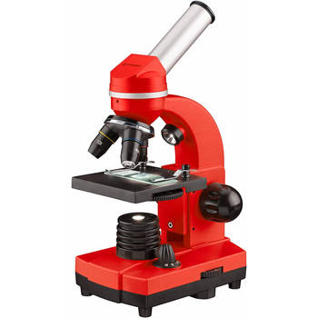 Bresser microscoop junior 29 cm staal rood 28-delig