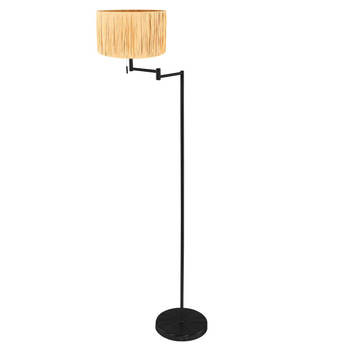 Mexlite vloerlamp Bella - zwart - - 3885ZW