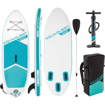 Opblaasbaar kinder SUP board - Aqua Quest 240 - Complete set!