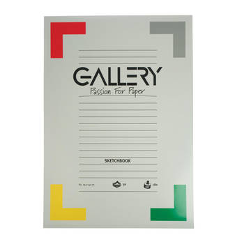 Gallery schetsblok, ft 29,7 x 42 cm (A3), 180 g/m², blok van 50 vel