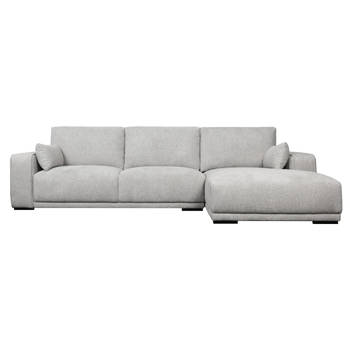 Giga Meubel - Loungebank Rechts Grijs Stof - 305x105x85cm - Zitdiepte 64cm