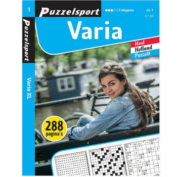 Puzzelsport - Puzzelboek - Varia 3* - 288 pagina's - Nr.1