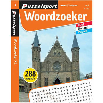 Puzzelsport - Puzzelboek - Woordzoeker 3* - 288 pagina's - Nr.1