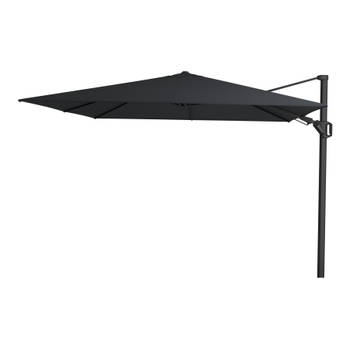 Platinum Challenger rechthoek parasol T2 Premium - 3x3 m. - Jet Black