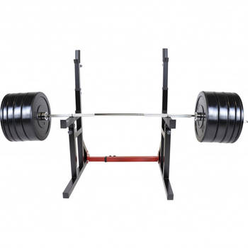 Gorilla Sports Squat Rack met 167 kg Olympische Halterset - Professioneel - Power Rack - Halter met Gewichten