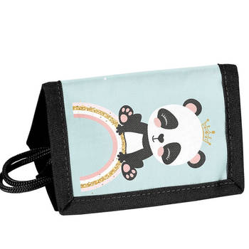 Portemonnee Panda 12 x 8,5 cm Polyester